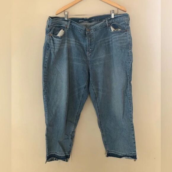 🐴 Old Navy | Distressed Edge Mid Rise Jeans - Picture 1 of 4
